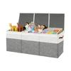 Space Saving Foldable Children's Storage Box 150L Capacity Adjustable Compartments Materials Organizers