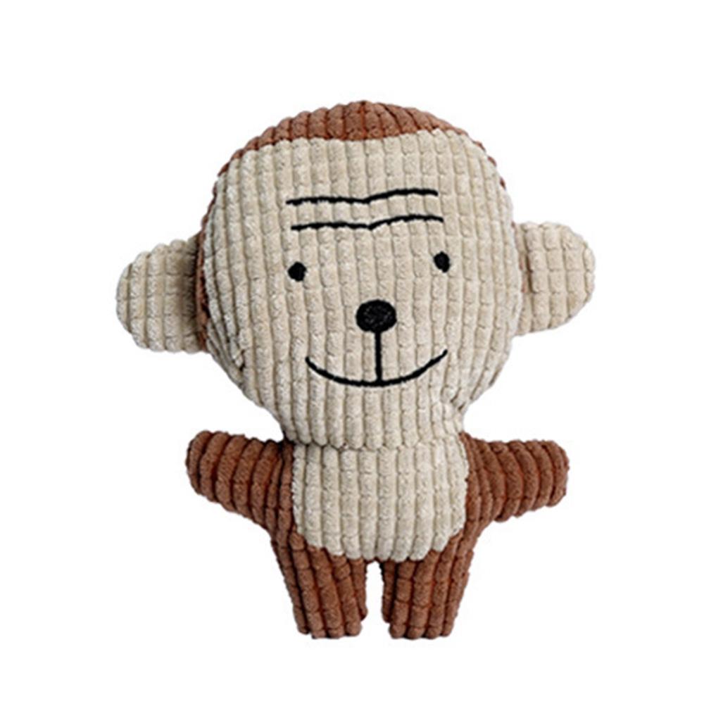 

Animals Plush Sounding Interactive Training Squeaky Pet Supplies Dog Toys Puppy Chew Toys Monkey