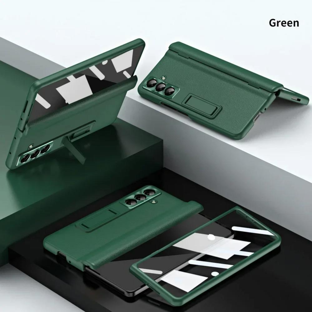 Πολυτελής Επαγγελματικός Αόρατος Ρυθμιζόμενος Στήριγμα Φιλμ από Γυαλί Tempered Θήκη Τηλεφώνου για Samsung Galaxy Z Fold 7 6 5 4 3 Προστατεύει το Πίσω Κάλυμμα