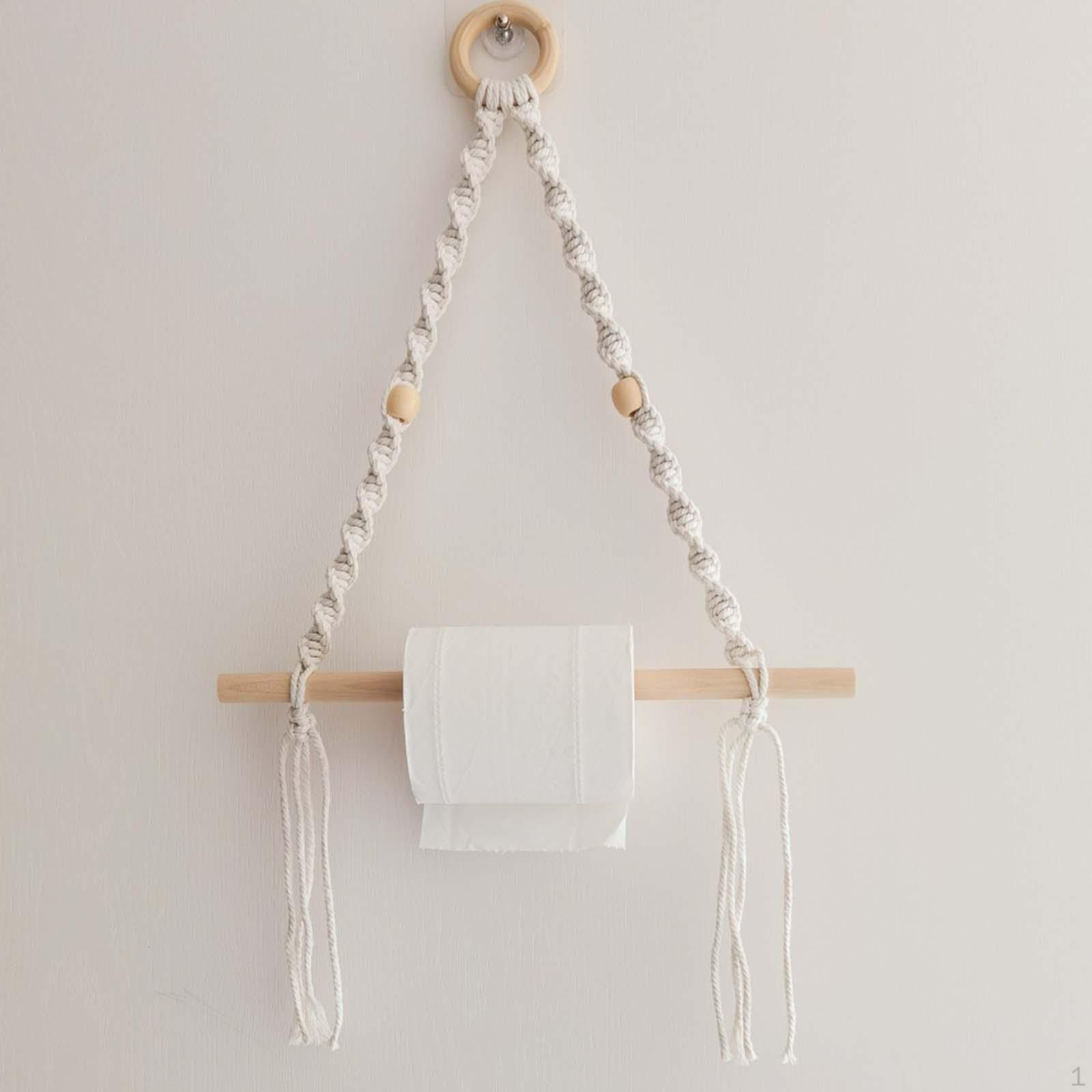 

Деревянная настенная вешалка для полотенец, веревка, держатель для туалетной бумаги, джутовая бумага для