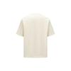 Reebok Cny Series Logo Embroidered Knitted Loose Short Sleeve T-Shirt Unisex Tops Off-White 24SRC425UGW2