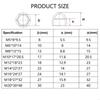 Pack Of 10 Plastic Dome Nut Protective Shield For M20 Bolts And