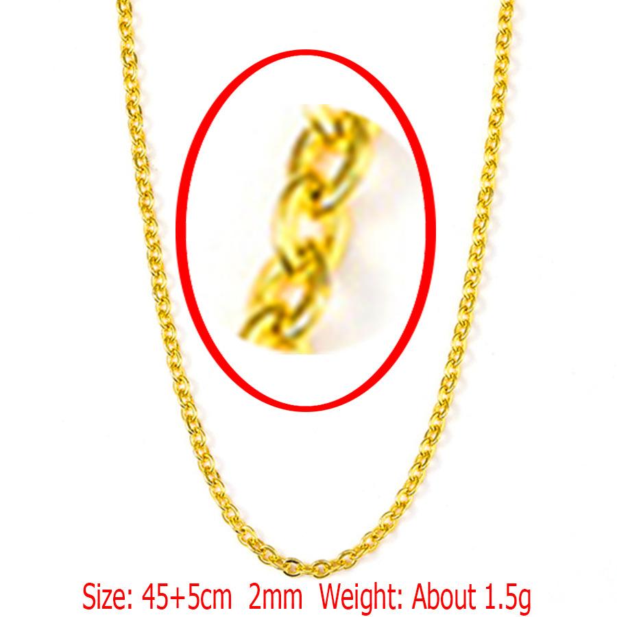 Trendy Stainless Steel O-Chain Necklace with DIY Pendant Options