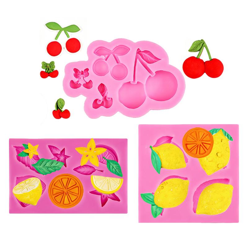 Food-Grade Silicone Fruit Mold for Cake Decorating