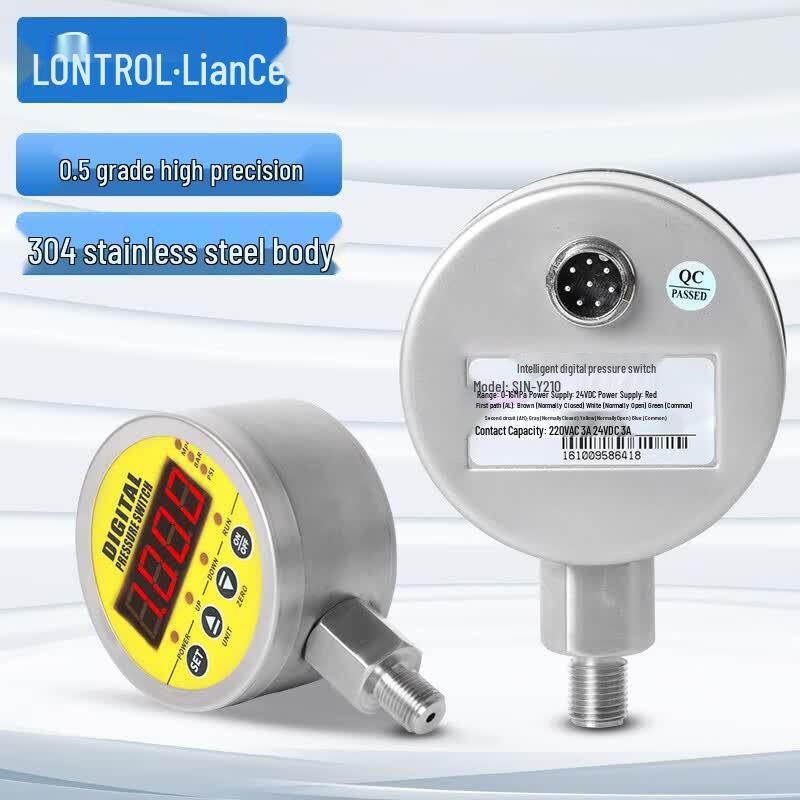 LianCe SIN-Y210 Digital Electric Contact Pressure Gauge & Switch
