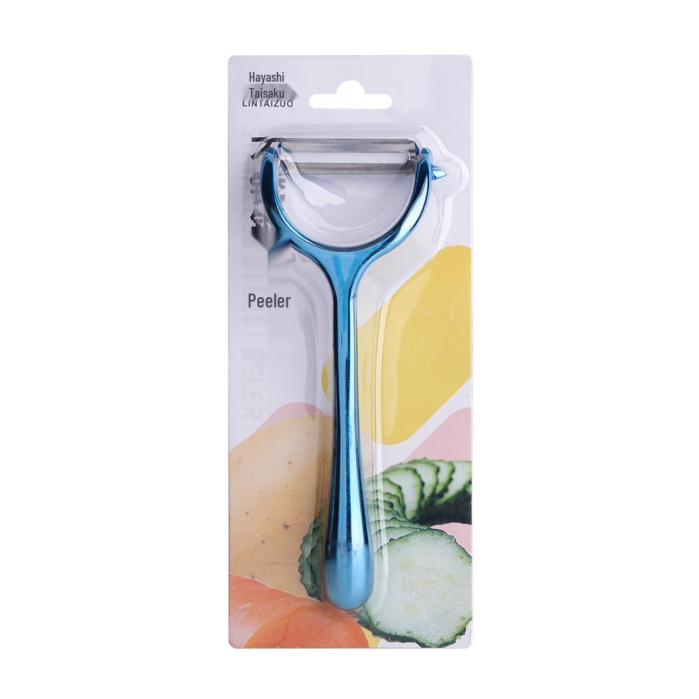 German-Style Stainless Steel Multi-Functional Peeler & Grater for Fruits and Vegetables