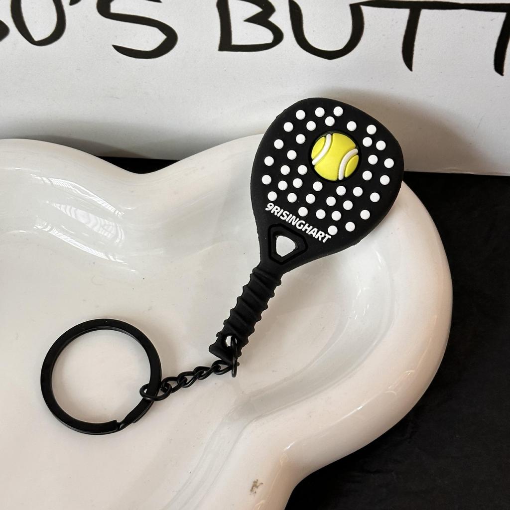 Miu Series Dumbbell Plate Keychain: Trendy Fitness Accessory & Sports Jewelry Gift