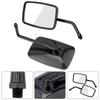 2Pcs Motorcycle Street Bike Modified Square Rearview Mirror Rear View Side Mirrors