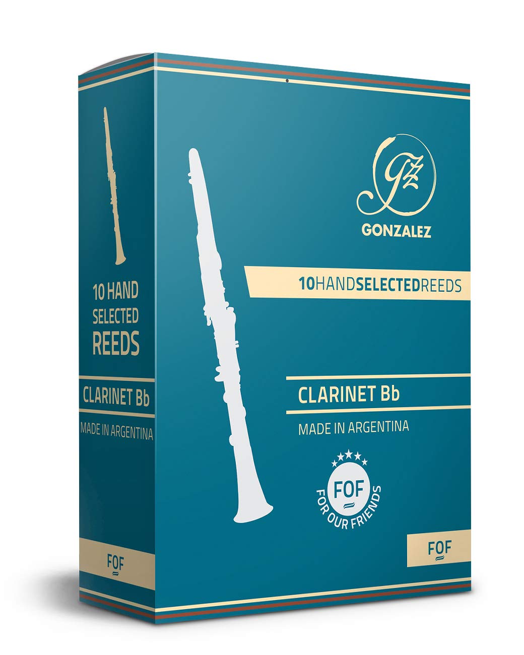 

Gonzalez Reeds For Our Friends Gonzalez Bb Clarinet Reed FOF [FOF] (3-1/2) синий