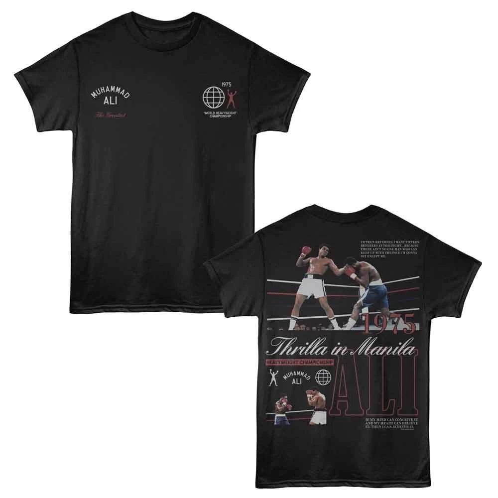 Muhammad Ali - Thrilla In Manilla - American Classics - Black Solid Short 100