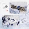 Pa Si Te Women's Bamboo Print Fake Two-Piece Dress