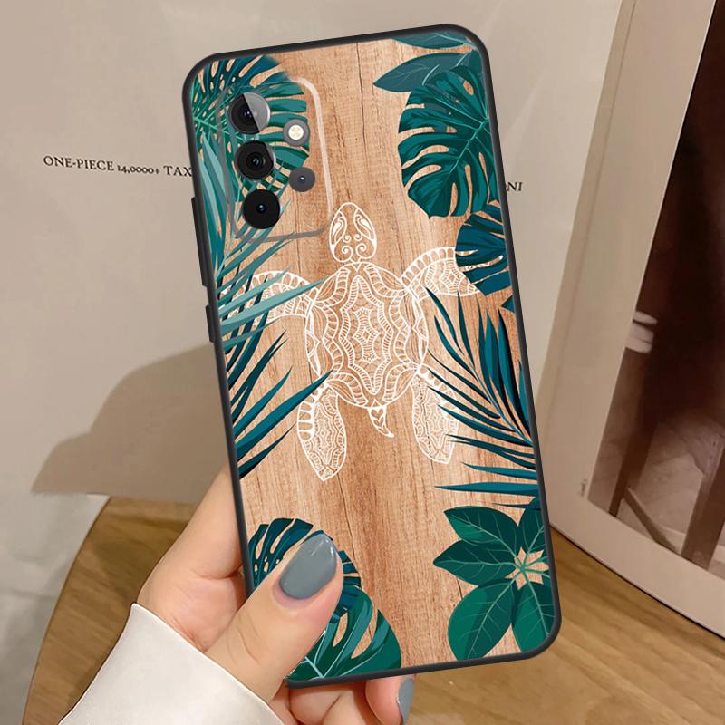 Mandala Wood Floral Case For Samsung Galaxy A55 A35 A15 A54 A34 A14 A33 A53 A13 A23 A17 A06 A16 A56 A36 A32 A52
