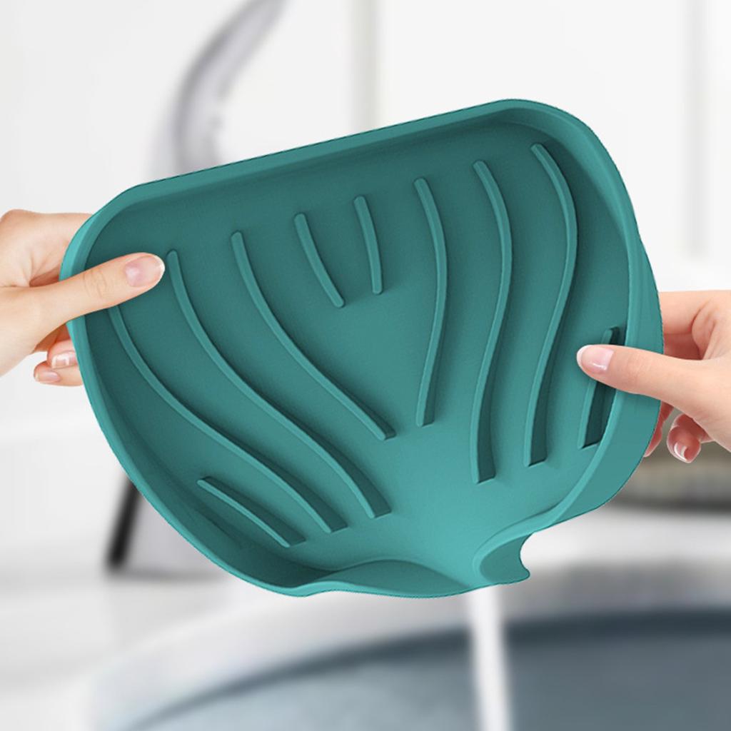 Silicone Soap Dish With, Bar Soap Holder For Shower,Bathroom And Kitchen Sink,Self Soap Tray
