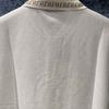 Versace SS24 Letter Embroidery Straight Cut Casual Short Sleeve Polo Shirt Men Polo Shirts White 1011851-A231377-2W110
