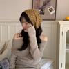 Cotton Pastoral Style Headscarf Turban Triangular Hair Band Sweet Lattice Headscarf  Summer