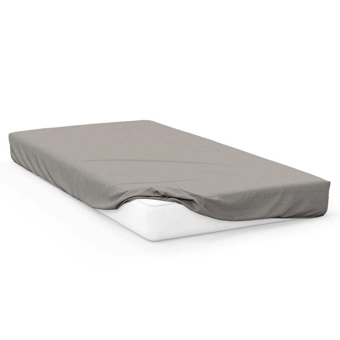 Plain Fitted Sheet 160x200 Cm ZZZ Linen