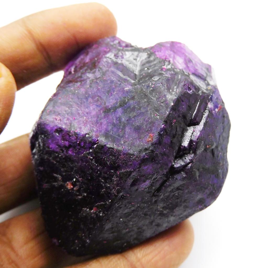 CERTIFIED Earth Mined 156 Ct Natural Purple Sapphire Rough Raw Loose Gemstone