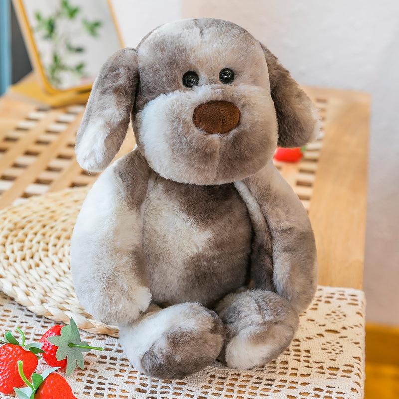 New Tie-dye Cute Dog Plush Toy Puppy Dog Doll for Children To Send Pillows for Holiday Gifts