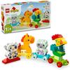LEGO DUPLO Animal Train Toy Set for Kids 1.5-3 Years Old Educational Building Blocks 10412