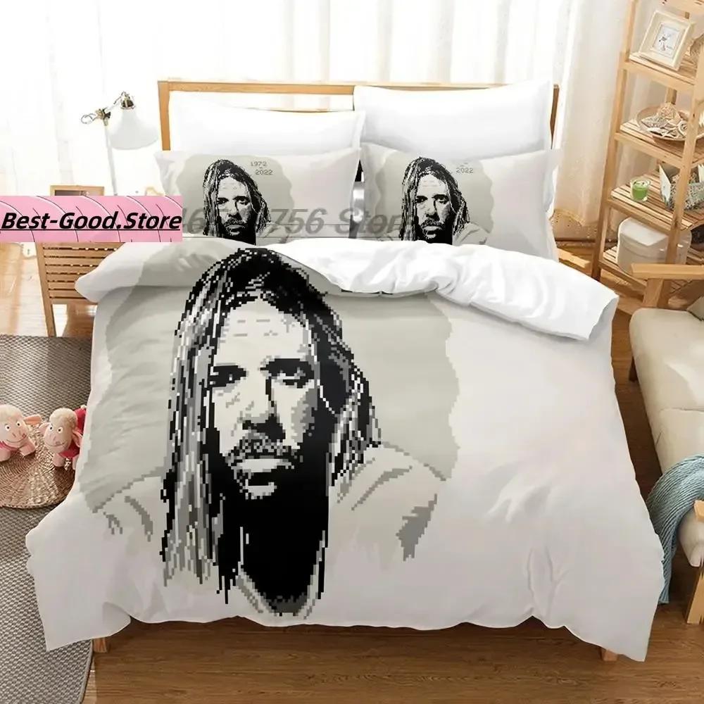 

Comforter Rip Taylor Hawkins Bedding Set Single Twin Full Queen King Size Bed Set Aldult Kid Bedroom s 3D Bed Comforter (quilt)-EU Single(135*200cm)3pcs