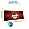AS Roma Football Color Mouse Pad Large Gaming Table Cushion Non-slip Laptop Tablet Big Mousepad XXL Mat Mini PC Playmat With Lock edge