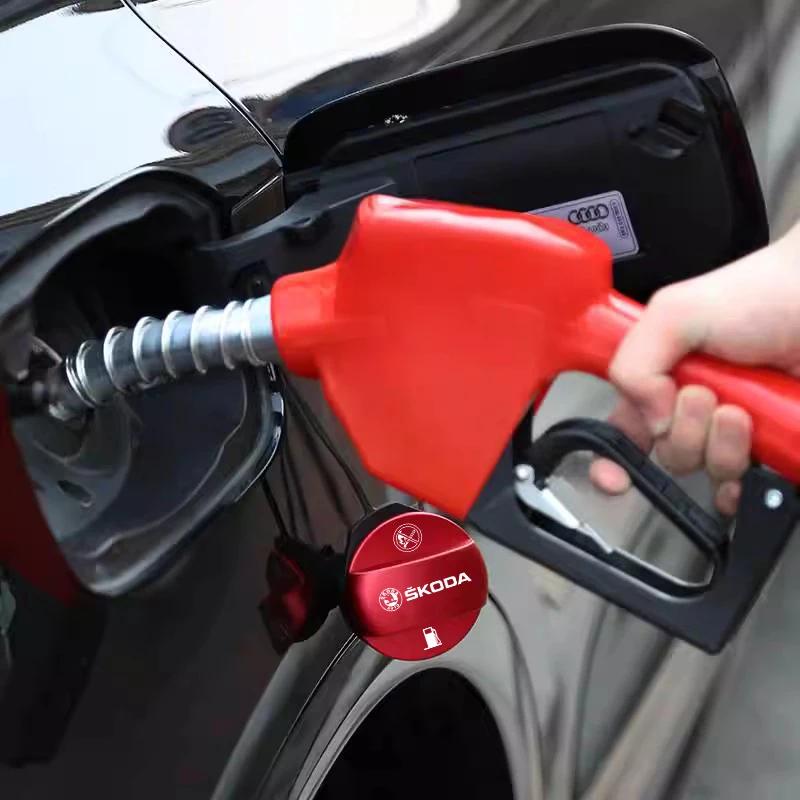 2025 Nový kryt dvířek plnicího hrdla paliva pro auto, víčka palivové nádrže, příslušenství pro Skoda Octavia Kodiaq Enyaq iV Kamiq Scala Superb Fabia Ra