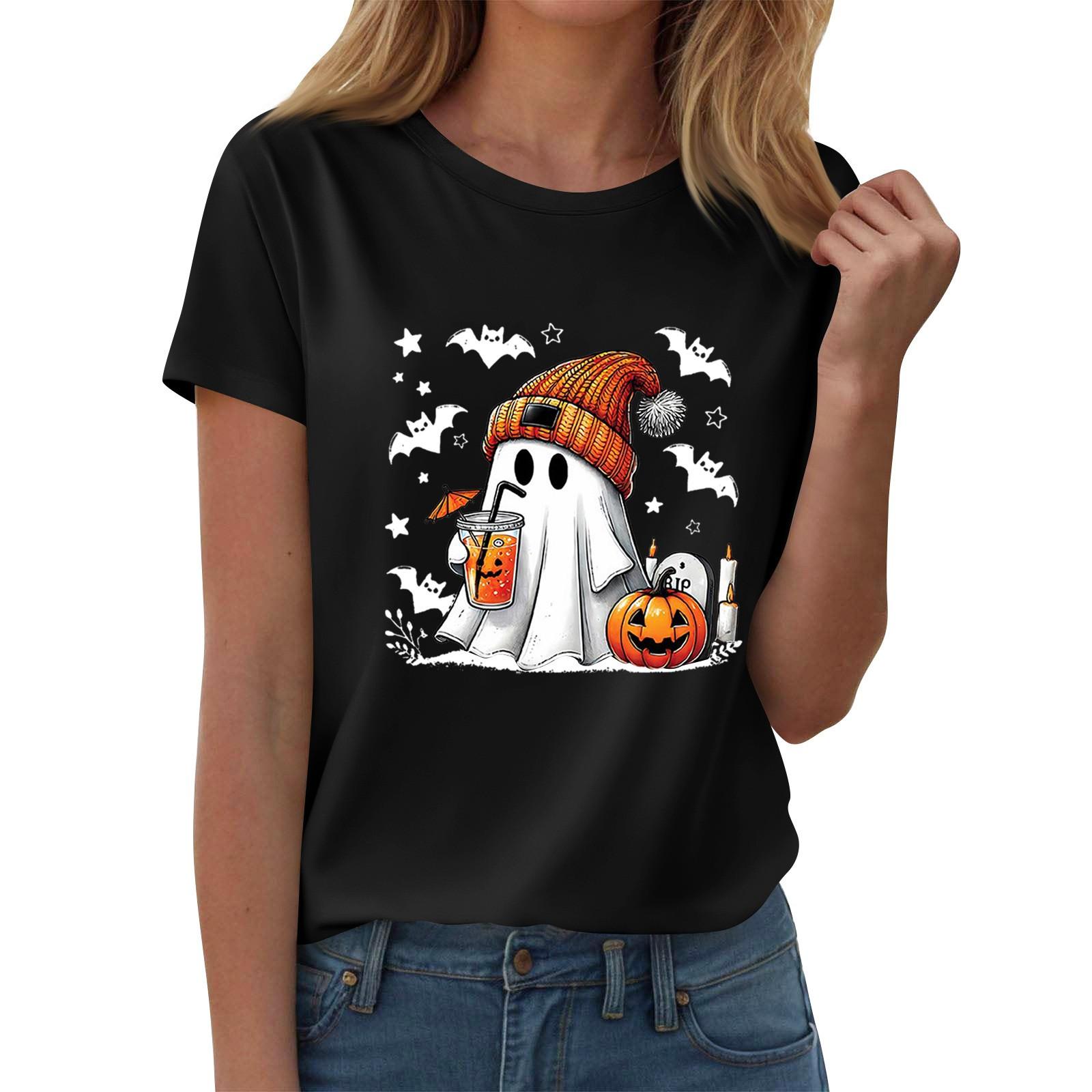 

Женские футболки, Женские топы с коротким рукавом, Летняя мода, Повседневные стильные футболки с круглым вырезом, Туники L