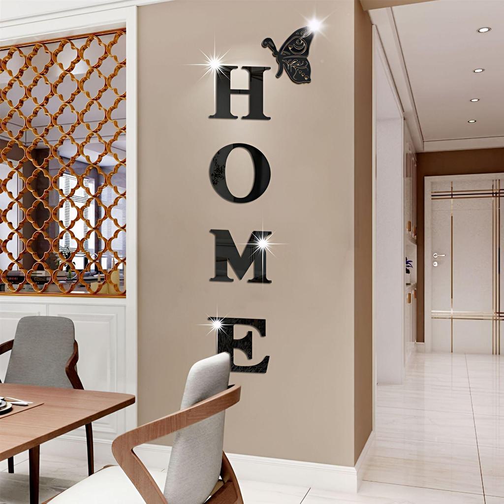 Exclusive DIY Butterfly Acrylic Mirror Wall Sticker for Home Decor