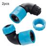 Robust 2 Pcs Quick Connect Elbows for Car Wash and For Gardening Needs