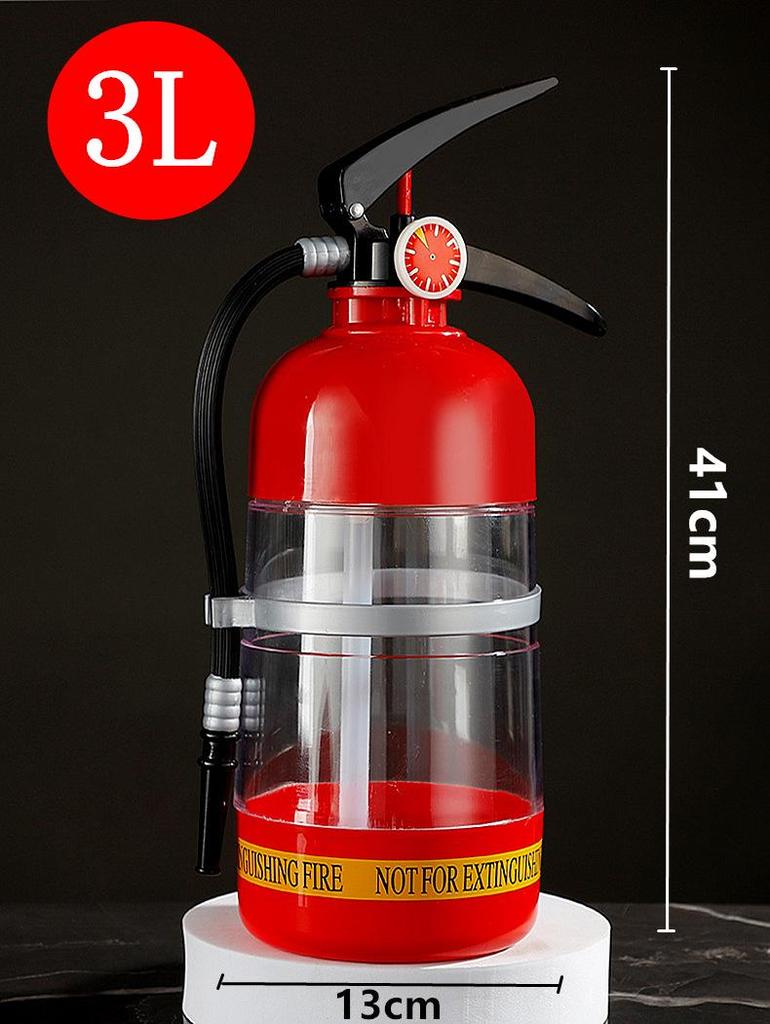 Influencer Drinkware: Manual Fire Extinguisher Alcohol Cannon & Beer Dispenser