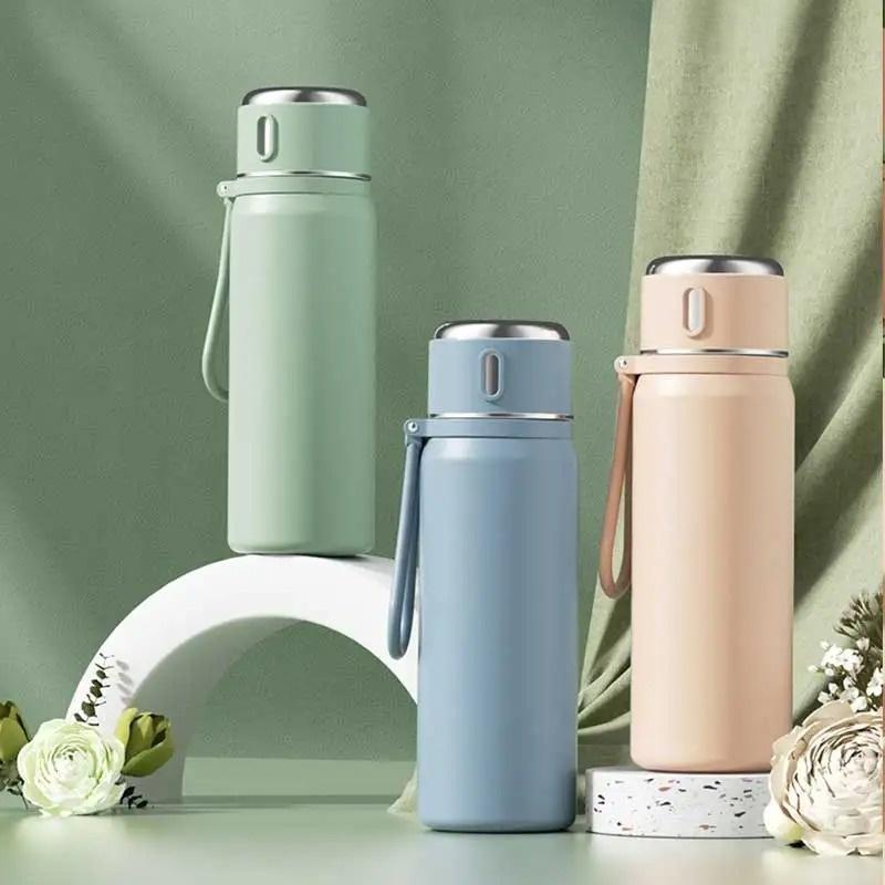 600ML Stainless Steel Thermos Bottle Keep Cold and Hot Thermal Water Bottle Insulated Tumbler Cup for Tea Coffee Vacuum Flasks