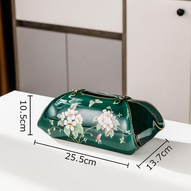 

Расписная цветочная текстура коробка для салфеток керамический чехол для бумажных полотенец журнальный столик настольный держатель для салфеток коробки для салфеток современный домашний декор