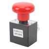 Emergency Stop Push Button Switch IP67 Waterproof 220‑250A 12‑220V 50mm Mouting Hole for Vehicles Forklifts