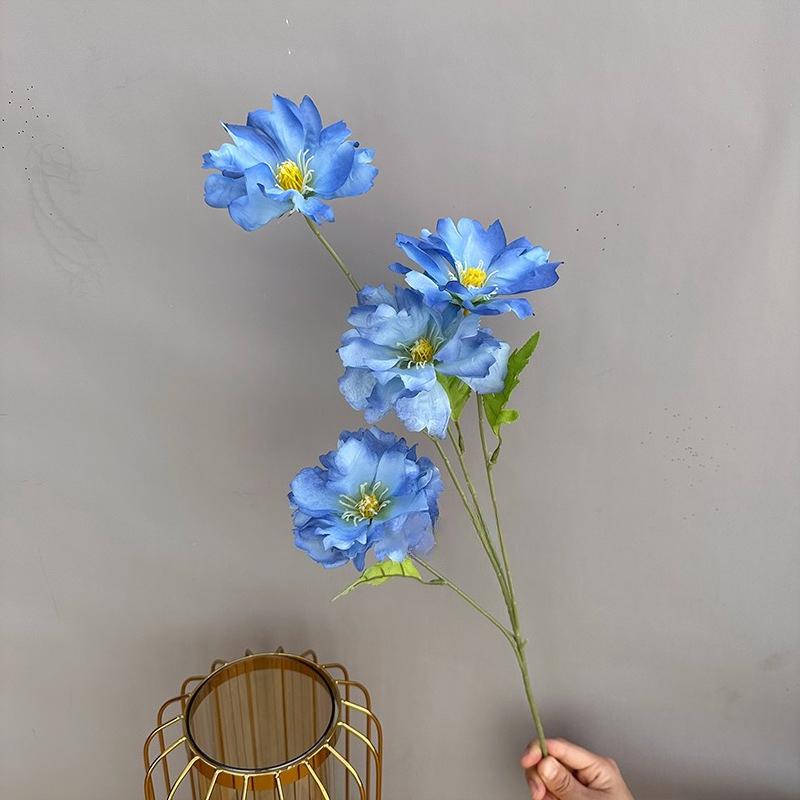 1pc Artificial Flower Stem, Valentine Day, Gift Gifts Birthday Graduation,Garden Decor,Outdoor Plant,Gardening,Fake Flowers