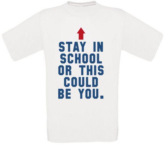 Al Bundy Stay in School or This Could Be You Cult Serie T-Shirt All Sizes New S