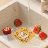 Anti-odor Floor Drain Mat Silicone Sewer Filter Pad Floor Drain Cover  for Bathroom Hair Collection