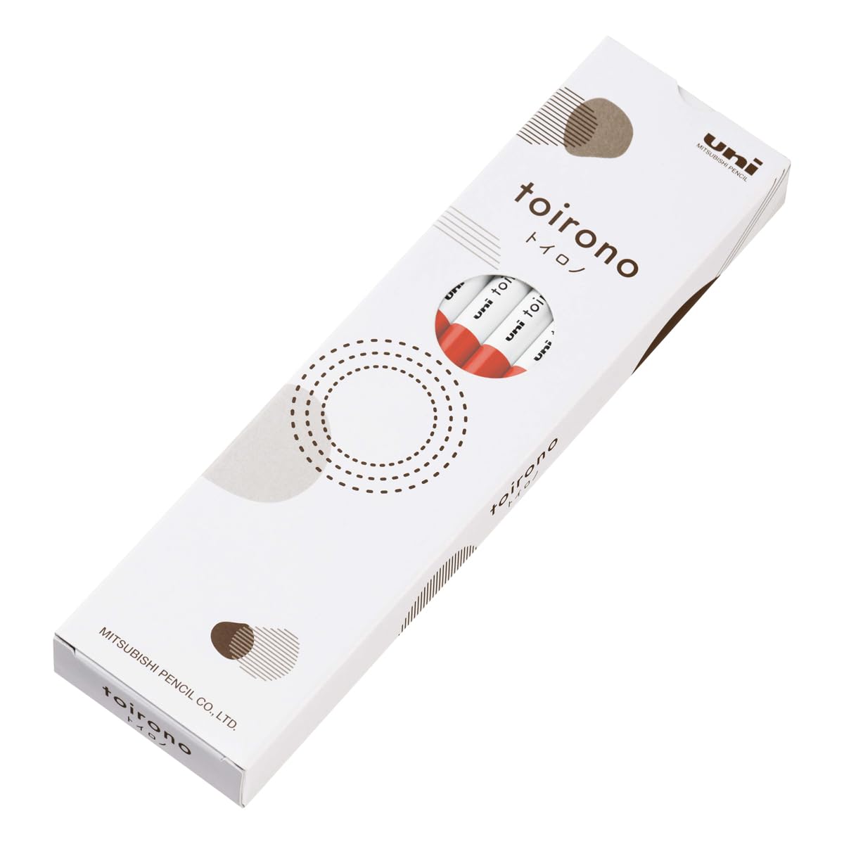 

Mitsubishi Pencil Toirono Colored 1 Coral Pencils, Dozen, Red, TR.1171D