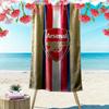 1pz Telo Mare Squadra di Calcio, Perfetto per Attività all'Aperto e Viaggi Estivi, Come Regalo per Feste