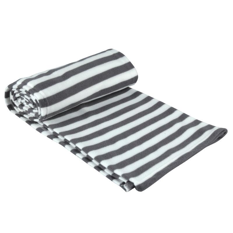 Плюшевый прямоугольный плед для офиса — фото 5