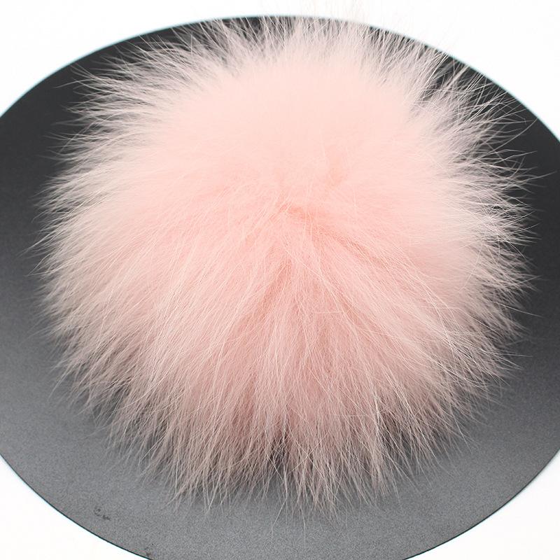 Low Price Fox Hairball 13Cm Real Hairball Pendant Wool Hat Special Fur Big Raccoon Hairball
