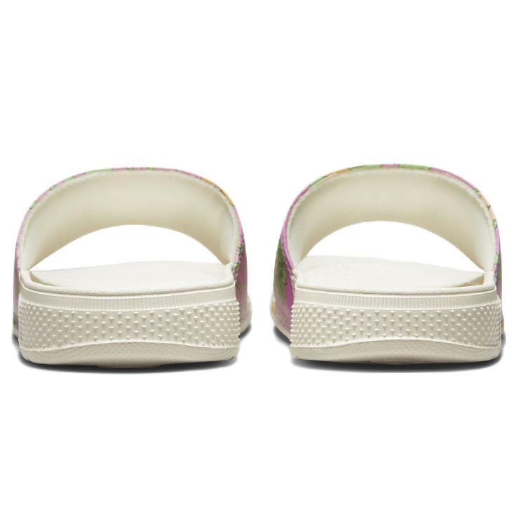 Converse Chuck Taylor All Star Floral Trend Sports Rubber Sole Slide Sandals Unisex Sandals White Purple A00573C