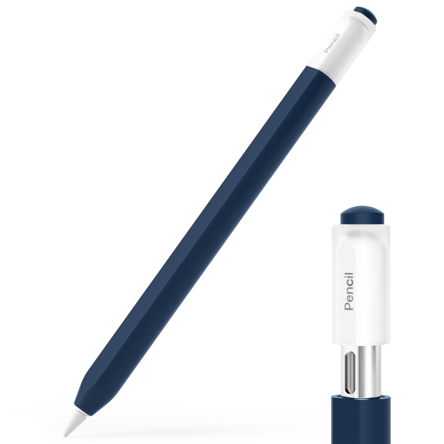 

Для Apple Pencil (USB-C) Стильний желеподібний силіконовий чохол Захисний чохол для стилуса Dark Blue