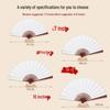 Round Xuan Paper Folding Fan for Calligraphy and Painting: Customizable Design Available