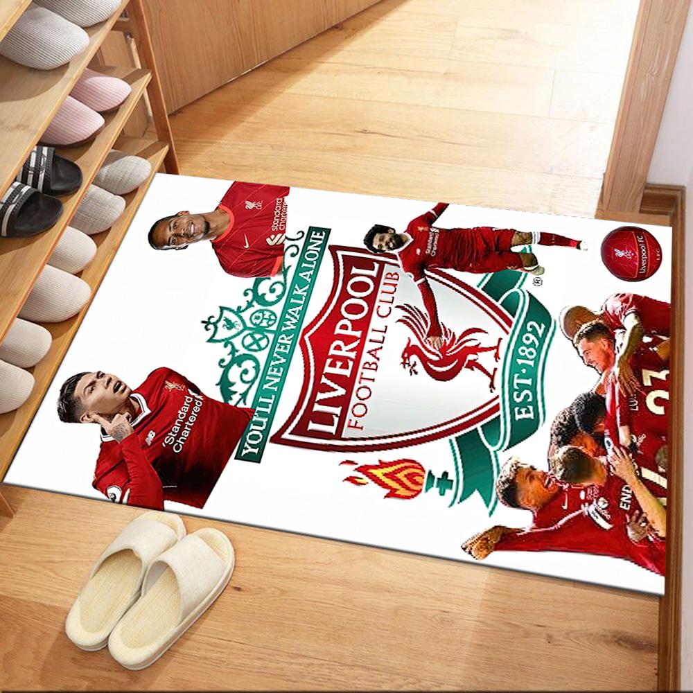 Liverpool Football Club Area Rug Suitable For Study Room Bedrooms Hallway Kitchen Antislip Carpet Anime Office Decor Wedding Party Gift
