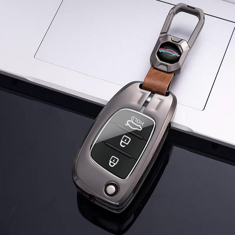 Fashion Car Flip Key Case Cover for Hyundai Solaris Creta Ix25 Kona Tucson Sonata FE I40 Elantra Ix35 I20 Ix45 HB20 Accent