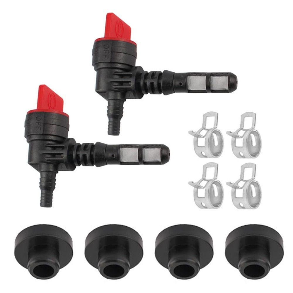 2pcs 90 Degree Lawn Mower Fuel Valve Universal DIY Fuel Shut Off Valve Gas Valve for 192980GS 208961 25 462 03-S 25-462-03-S