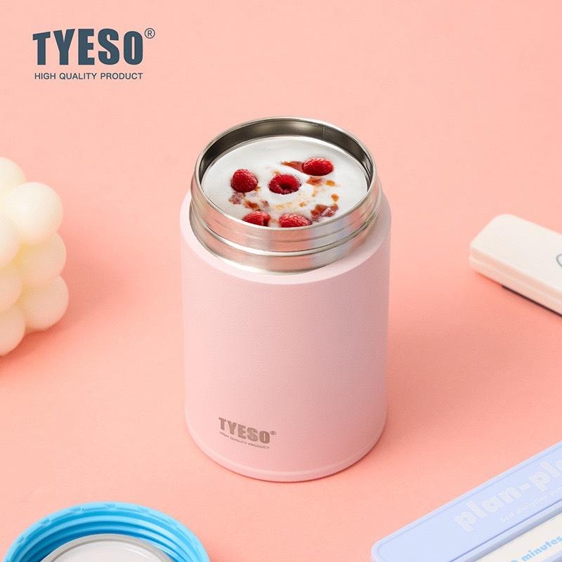 Tyeso Portable Breakfast Cup 316 Stainless Steel Thermal Insulated Food Jar Lunch Box Office Meals Vacuum Flasks Drinkware