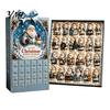 Summer Beach Santa Claus 2026 Advent Calendar, 24-Day Acrylic Ornament Set with Calendar Surfing Figures, Tropical Christmas Tree Hanging Decor,