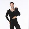 Men's Plush Thermal Innerwear & Underwear Set Clothes Cotton Tops and Pants Set