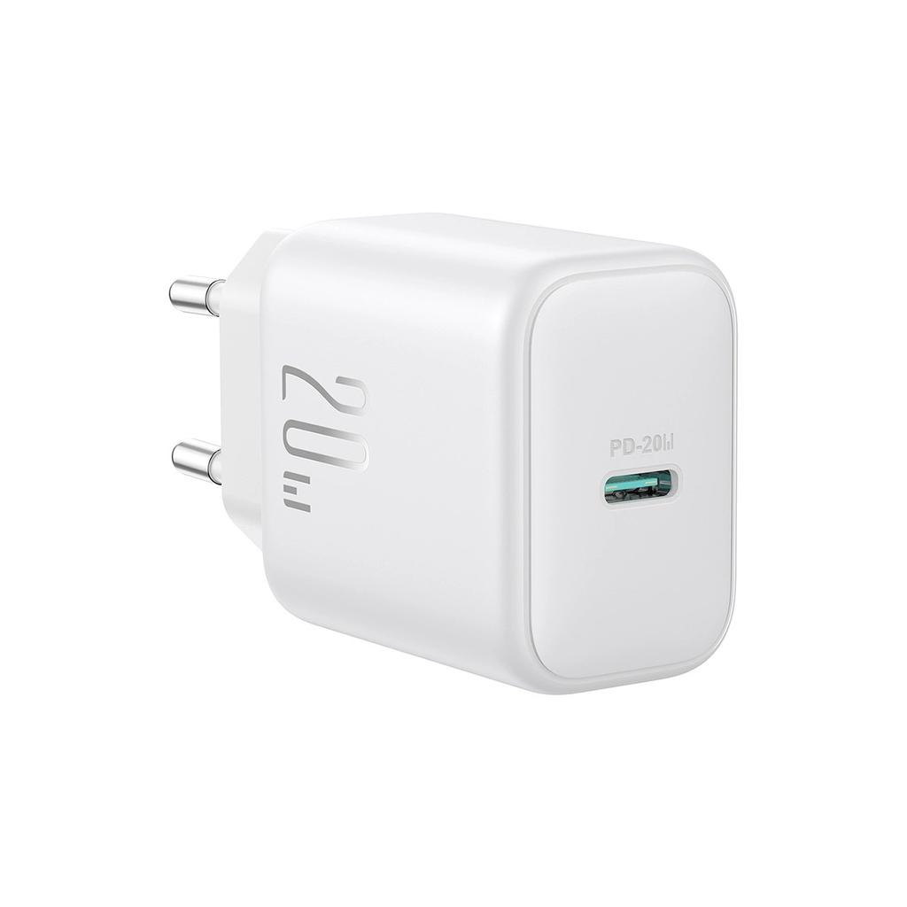 Joyroom JR-TCF20 20W USB-C PD Wall Charger - White | Includes 1m USB-C to Lightning Cable